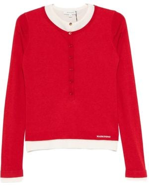 Markgong Pull À Patte De Boutonnage - Rouge