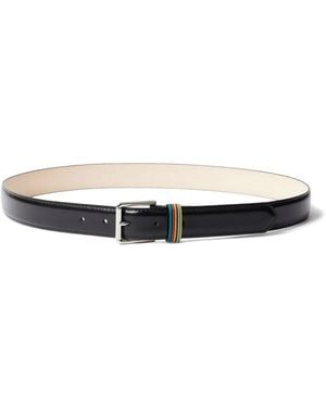 Paul Smith Ceinture Signature Stripe - Blanc