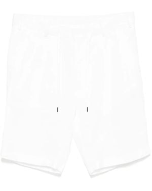 N.Peal Cashmere Atrani Linen Shorts - White
