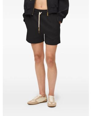 KARL LAGERFELD Logo-Detail Shorts - Black