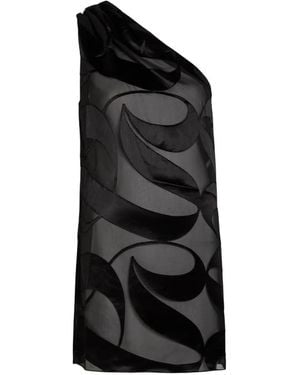 Delos Vestido Amaris Con Hombro Descubierto - Negro