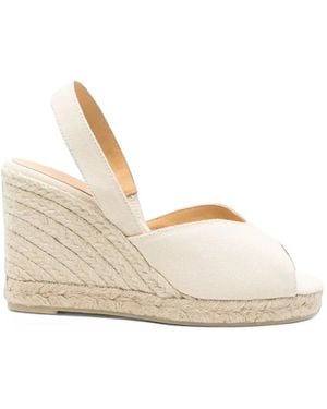Castañer Brisa Wedge Sandals - Natural
