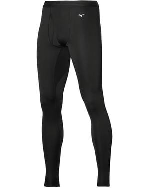 Mizuno Logo-Detail Compression Tights - Black