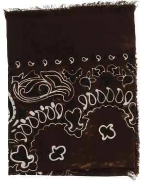 Destin Bandana Mit Paisley-Print - Schwarz