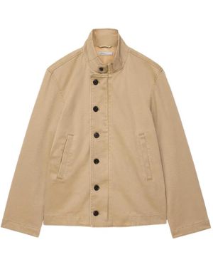 AllSaints Enfield Button-Up Jacket - Natural