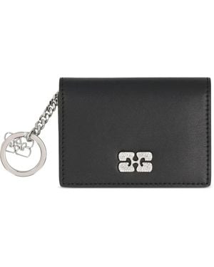Ganni Bou Card Holder - Black