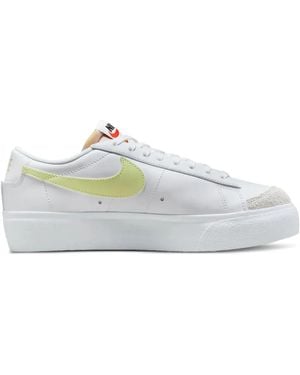 Nike Blazer Low Platform Life Lime" Sneakers - White