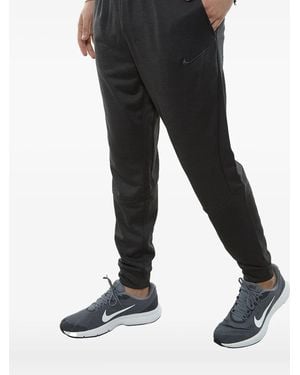 Nike Logo-Embroidered Track Pants - Black
