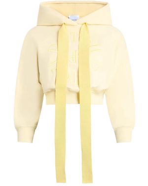 Patou Sudadera Corta Con Capucha - Amarillo