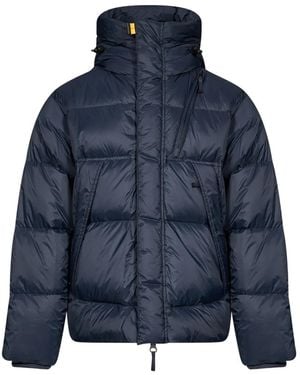 Parajumpers Hooded Quilted Jacket - Blue