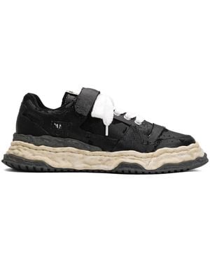 Maison Mihara Yasuhiro Sneakers Keith Effetto Vissuto Con Lacci - Nero
