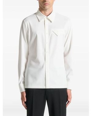 Manière De Voir Tom Slim-Fit Tailored Stretch Shirt - White