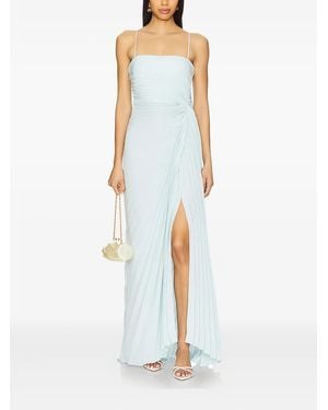 A.L.C. Layla Maxikleid mit Falten - Weiß