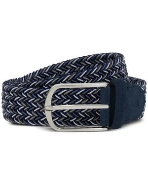 BOGGI Interwoven Belt - Blue