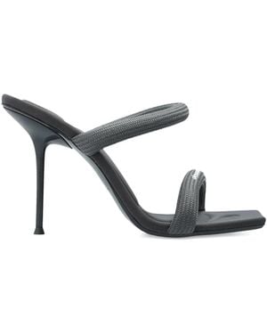 Alexander Wang 105Mm Julie Webbing Sandals - White