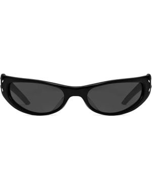Maison Margiela X Gentle Monster Wraparound-Frame Sunglasses - Black