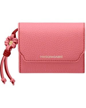 Maison De Sabre Portefeuille Trifold En Cuir - Pink