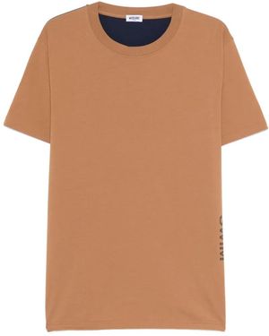 Moschino Crew-Neck T-Shirt - Brown