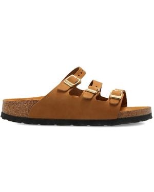 Birkenstock Florida Fresh Nubuck Sandal - Brown