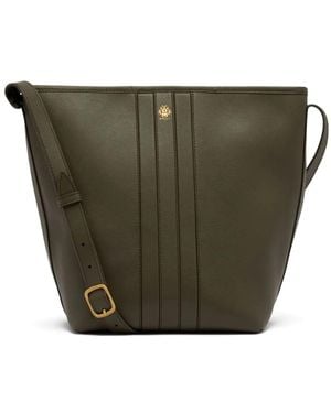 Bally Beckett Leather Cross Body Bag - Green