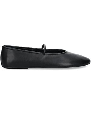 Jeffrey Campbell Round-Toe Ballet Flats - Black