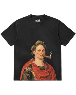 Melt Graphic-Print T-Shirt - Black