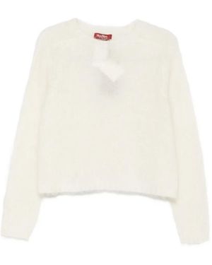 Max Mara Brushed-Knit Sweater - White