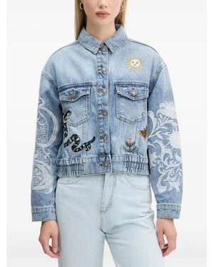 Desigual Denim Jack - Blauw