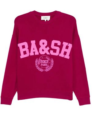 Ba&sh Sweat Benjamin À Logo Imprimé - Rose