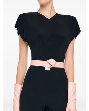 Norma Kamali Ceinture À Design Noué - Black