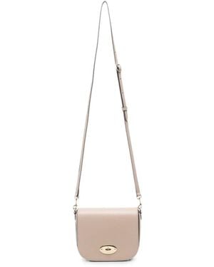Mulberry Small Darley Logo-Detail Shoulder Bag - White