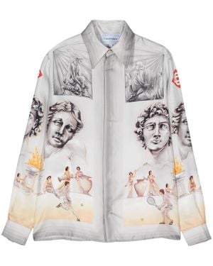 CASABLANCA Le Theatre Shirt - Grey