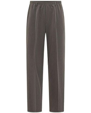 Cellar Door Ezio Pleated Trousers - Grey