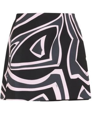 PUCCI Silk Mini Skirt - Black