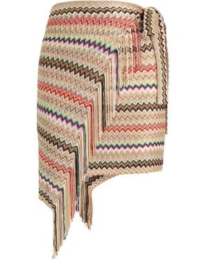 Missoni Gonna Con Frange - Bianco