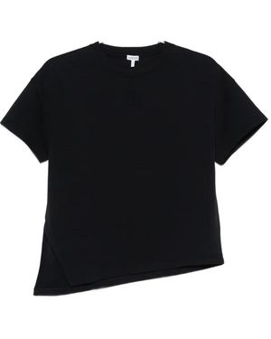 Loewe Asymmetrisches Anagram T-Shirt - Schwarz
