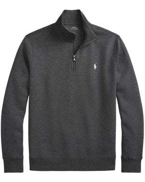 Polo Ralph Lauren Zip-Up Fleece Pullover - Gray
