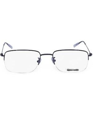 Montblanc Gafas Con Montura Rectangular - Blanco