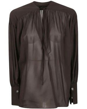 Pinko Bluse Mit Schleife - Schwarz