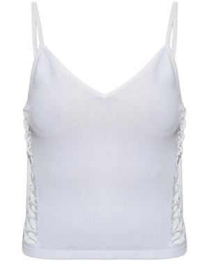 DSquared² V-Neck Cut-Out Knitwear - White