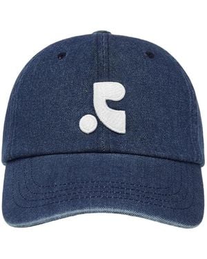 Rest&Recreation Embroidered-Logo Denim Cap - Blue