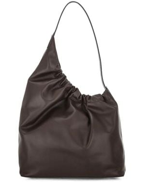 Aesther Ekme Bolso De Hombro Demi Lune Cloud De Piel - Negro