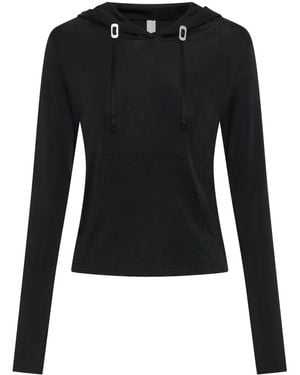 Dion Lee Hoodie Met Trekkoord - Zwart