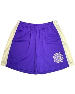 Eric Emanuel Logo-Print Shorts - Purple