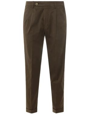 GTA IL PANTALONE Buttoned Trousers - Grey