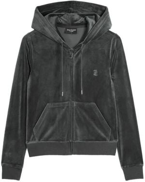 Juicy Couture Sudadera Robertson Con Capucha Y Logo Bordado - Gris
