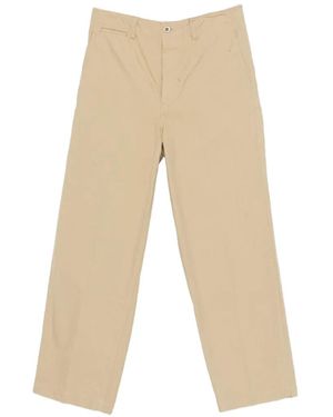 Visvim Broader Chino Trousers - Natural