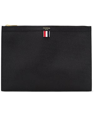 Thom Browne Pebble Grain Document Holder - Black