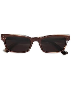 Marni Lunettes De Soleil À Monture Rectangulaire - Brown