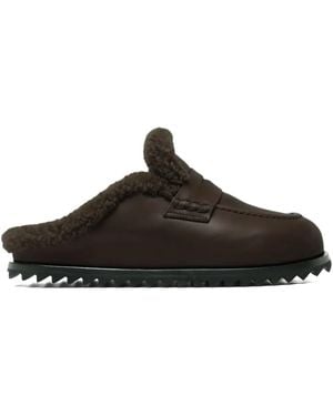 Officine Creative Mules Peliage D'Hiver 007 - Marron